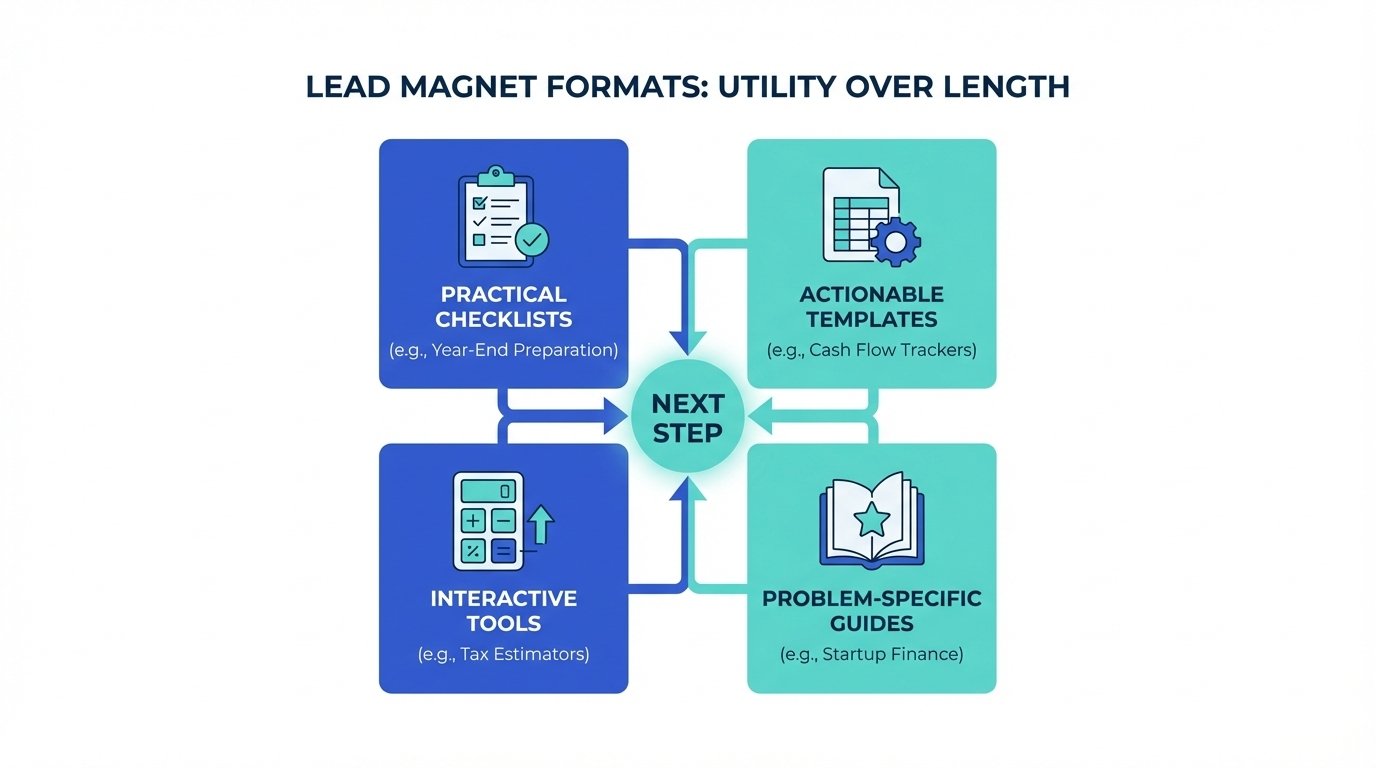 Lead Magnets for Accountants: A Complete UK Guide 3 Lead magnet formats that match each accountancy service line