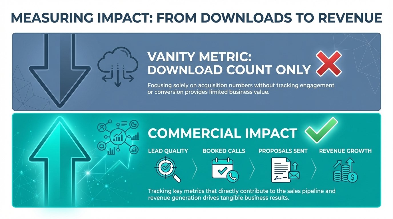 Lead Magnets for Accountants: A Complete UK Guide 5 Measuring the commercial impact of lead magnet downloads through the full funnel