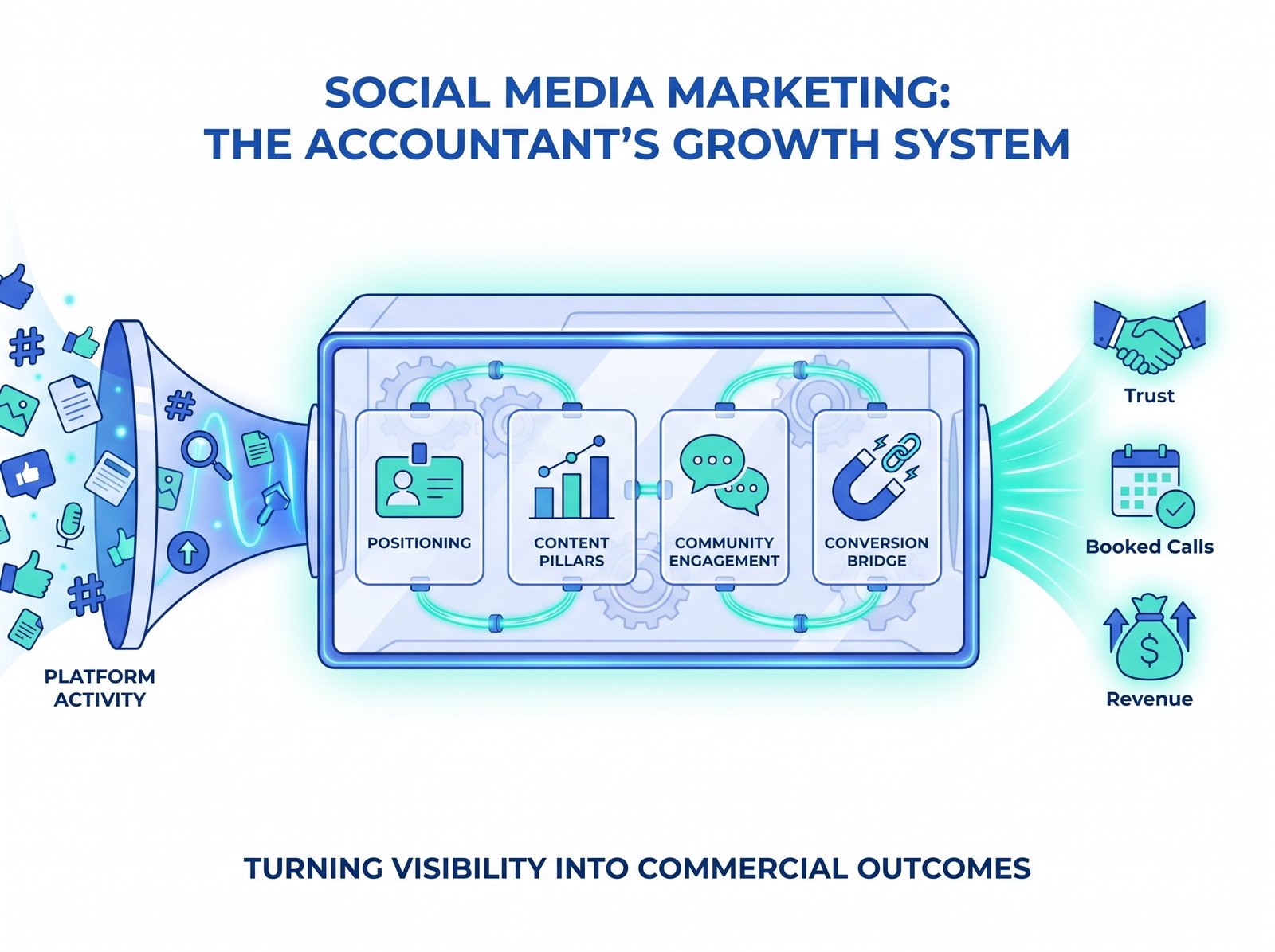 Social media marketing for accountants strategy header banner True SEO