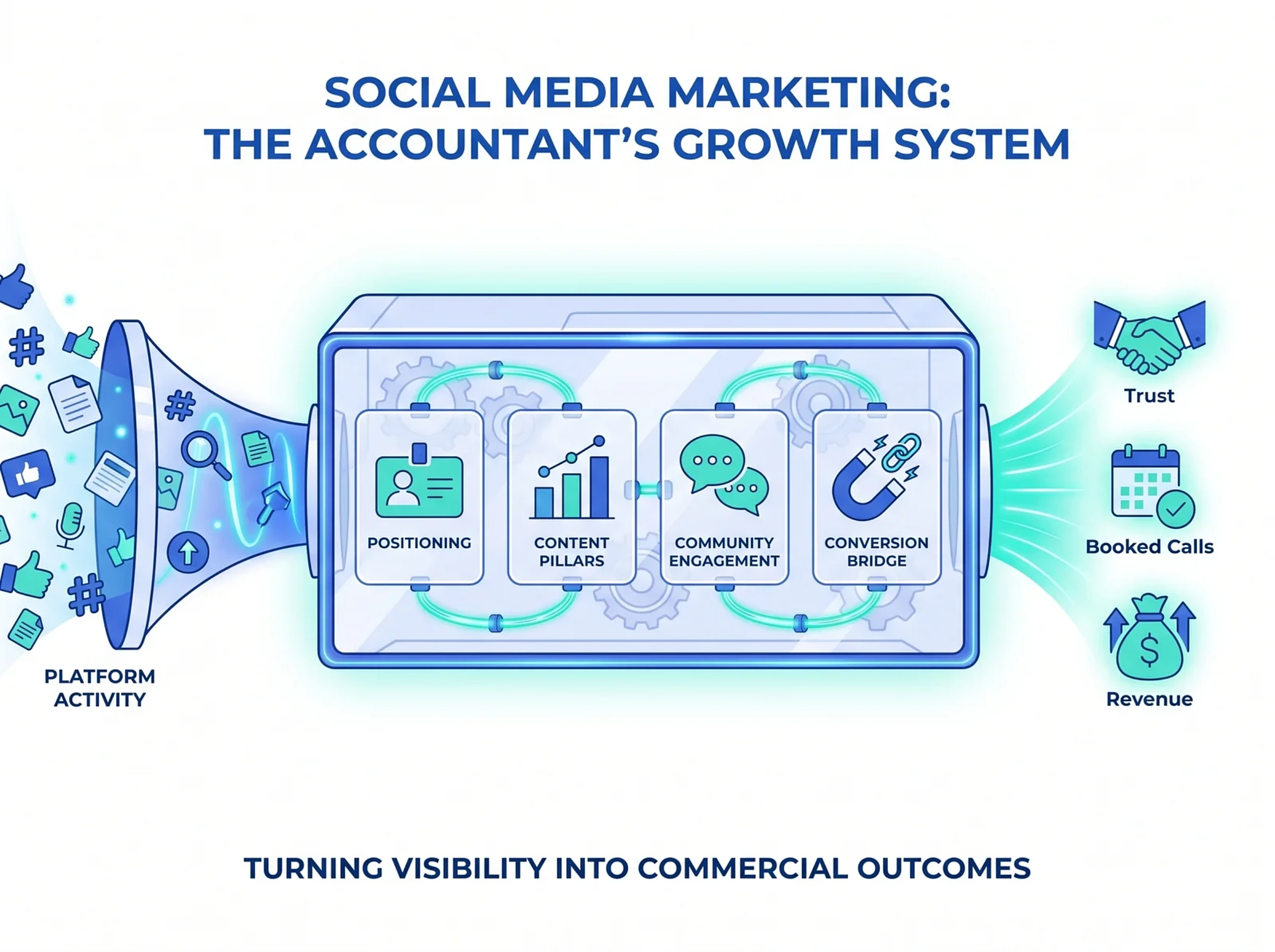 Social Media Marketing for Accountants: A Trust-First Plan 1 Social media marketing for accountants strategy header banner True SEO